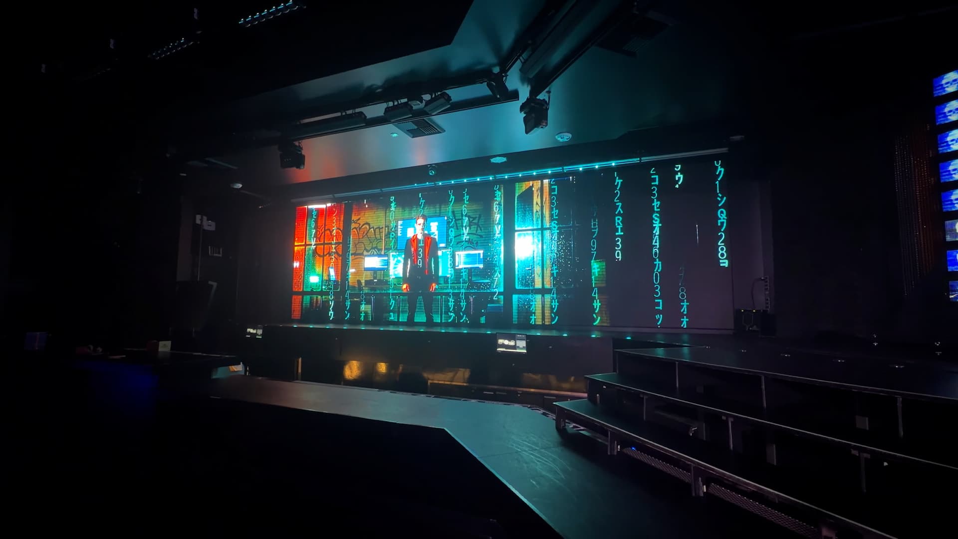 HACKED magic show Las Vegas stage at Forty Deuce Mandalay Bay